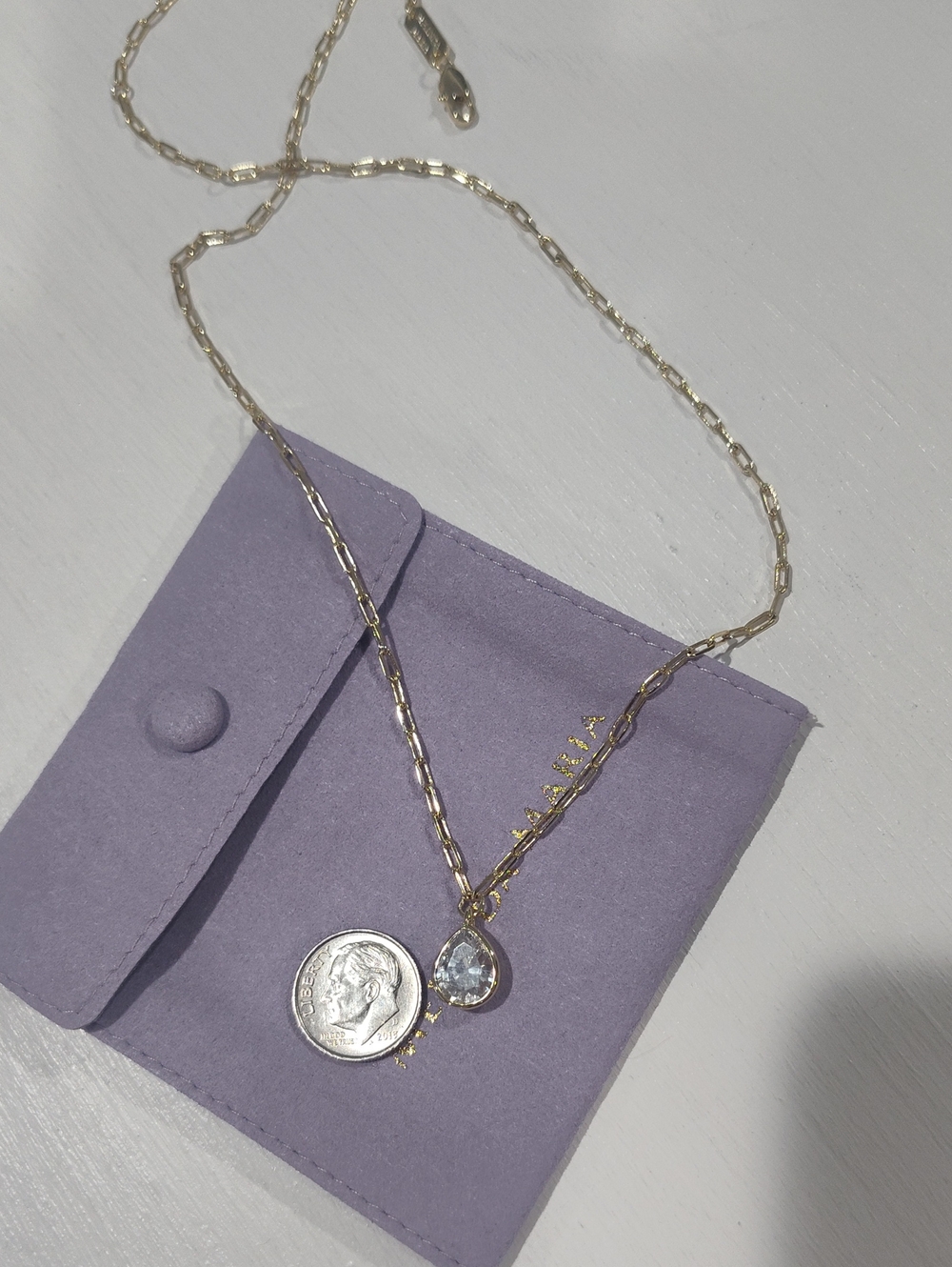 Melinda Maria Drop Of Perfection Necklace - Picture 6 of 6
